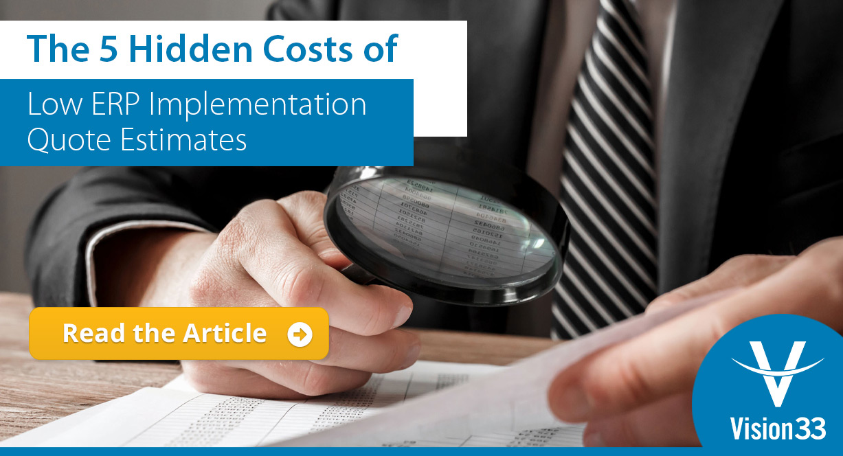 The 5 Hidden Costs of Low ERP Implementation Quote Estimates